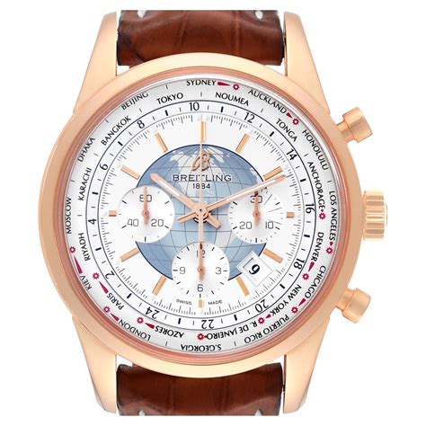 breitling transocean unitime rose gold|Breitling Transocean Chronograph Unitime Rose gold.